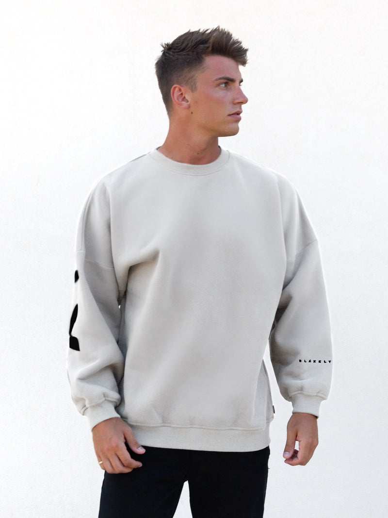 Idris Oversized Jumper - Stone