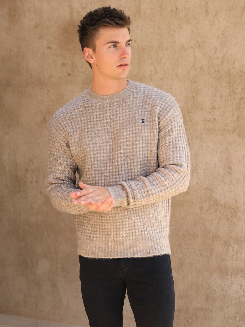 Burford Knit Jumper - Light Brown