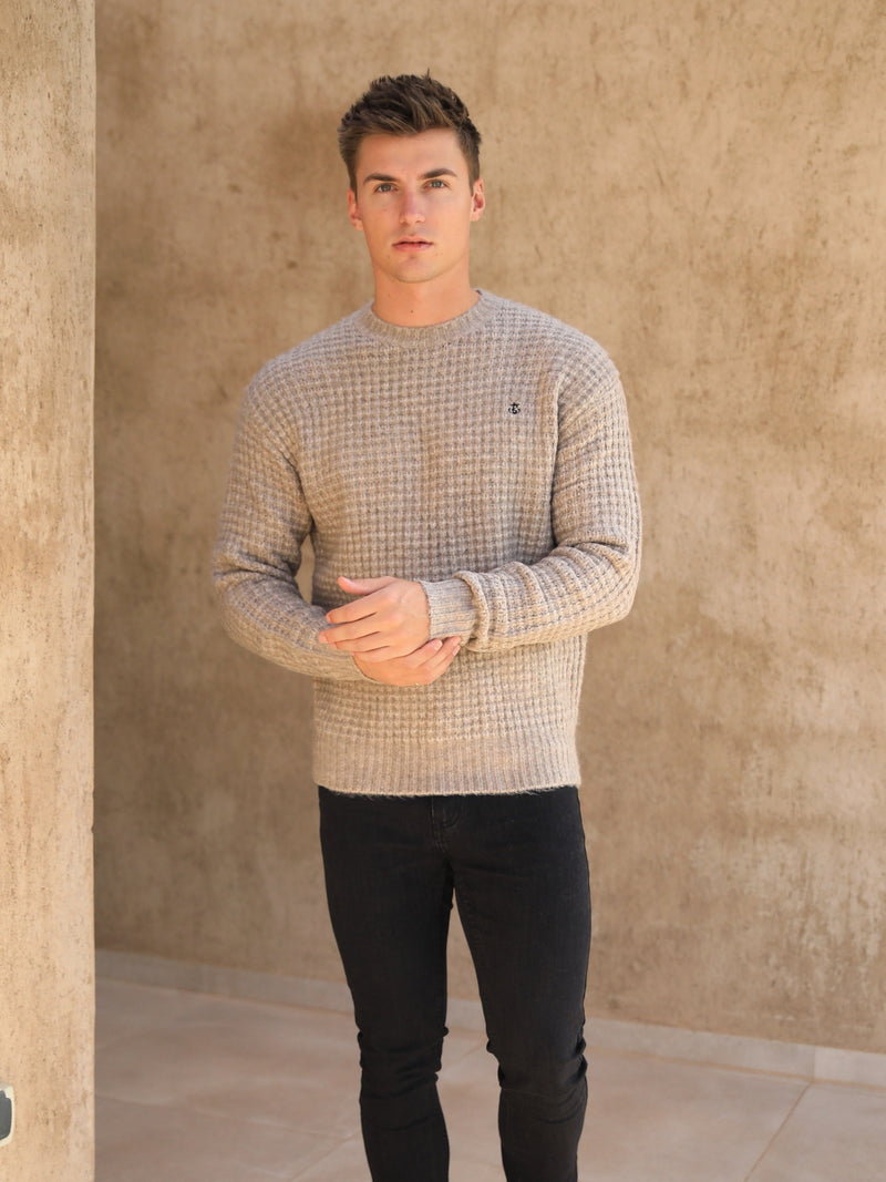 Burford Knit Jumper - Light Brown