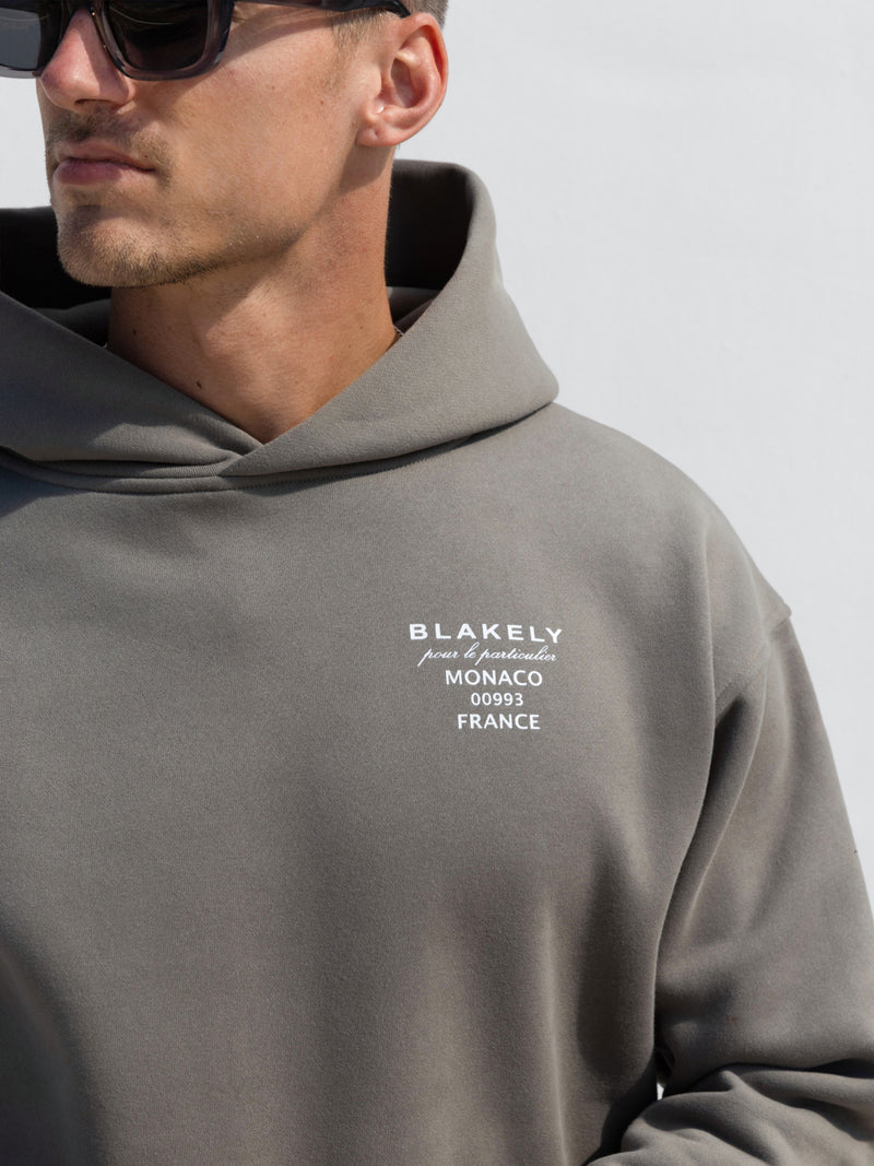 Monaco Relaxed Hoodie - Safari Green