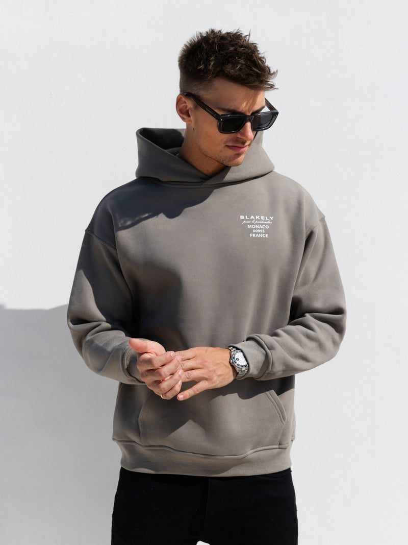 Monaco Relaxed Hoodie - Safari Green