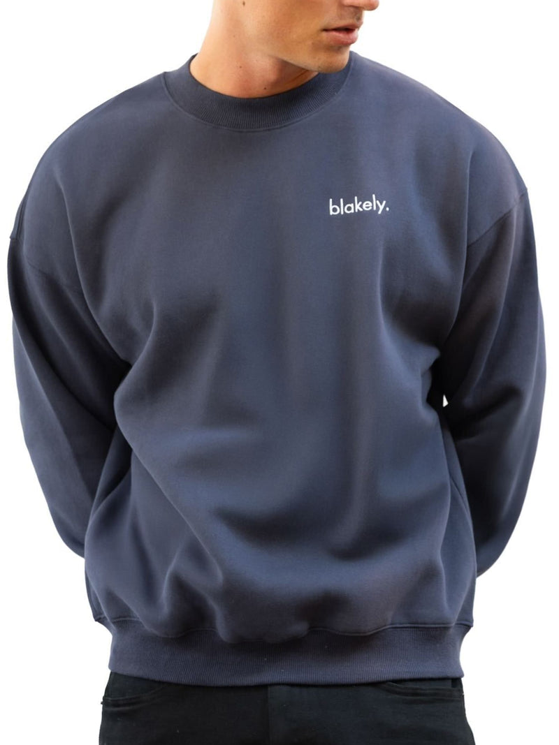 Sami Relaxed Jumper - True Navy
