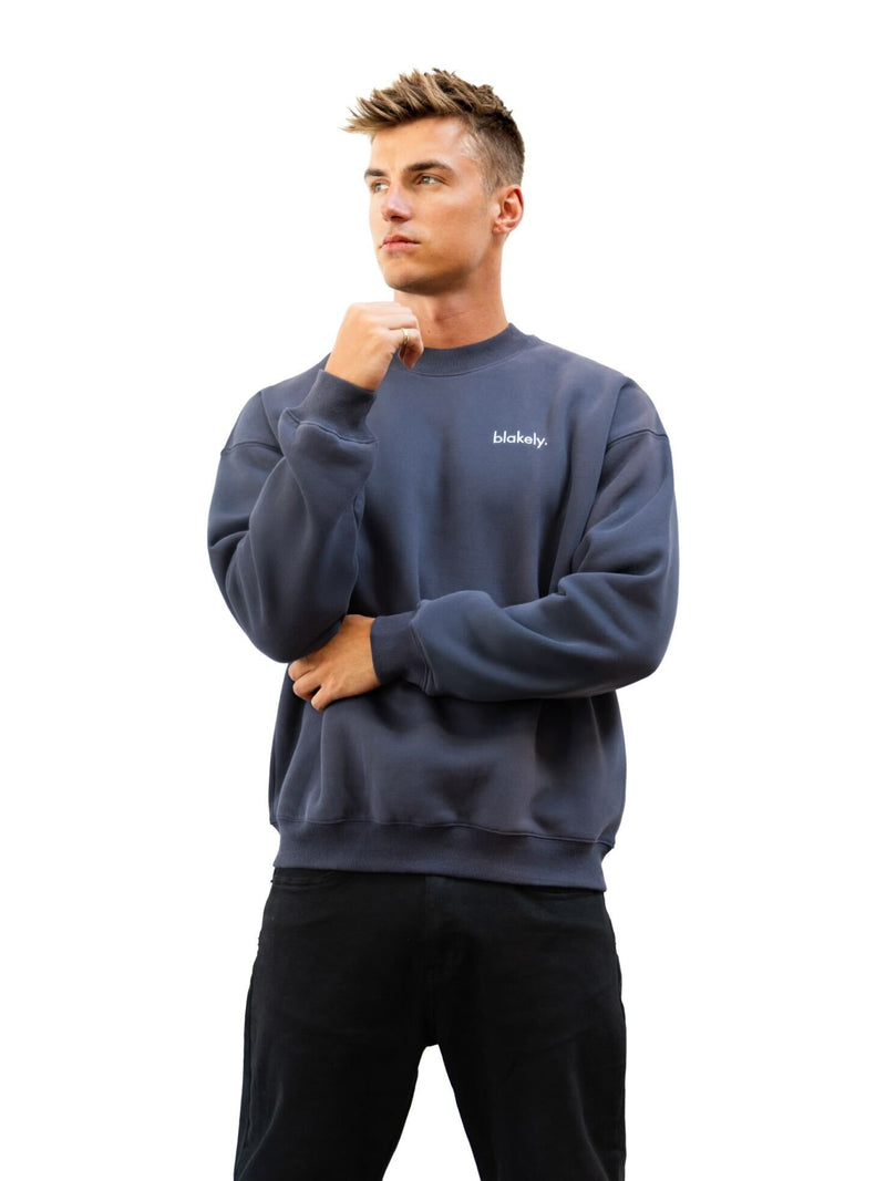Sami Relaxed Jumper - True Navy