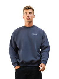 Sami Relaxed Jumper - Echte Marine