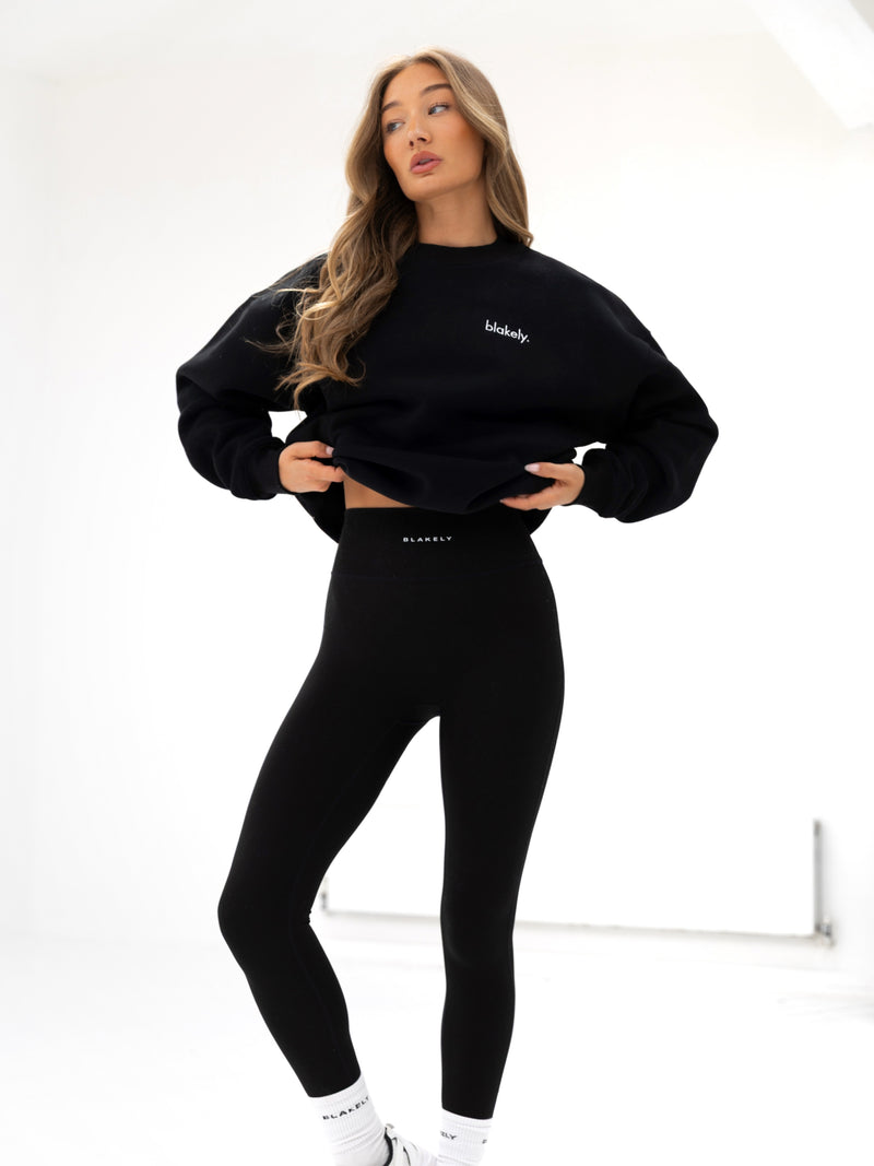 Sami Oversized Jumper - Black