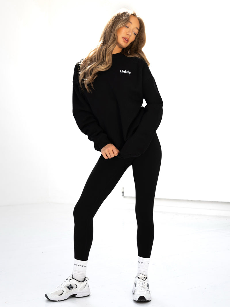 Sami Oversized Jumper - Black