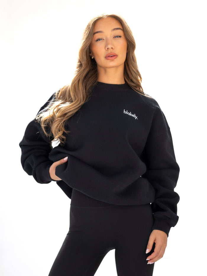 Sami Oversized Jumper - Black