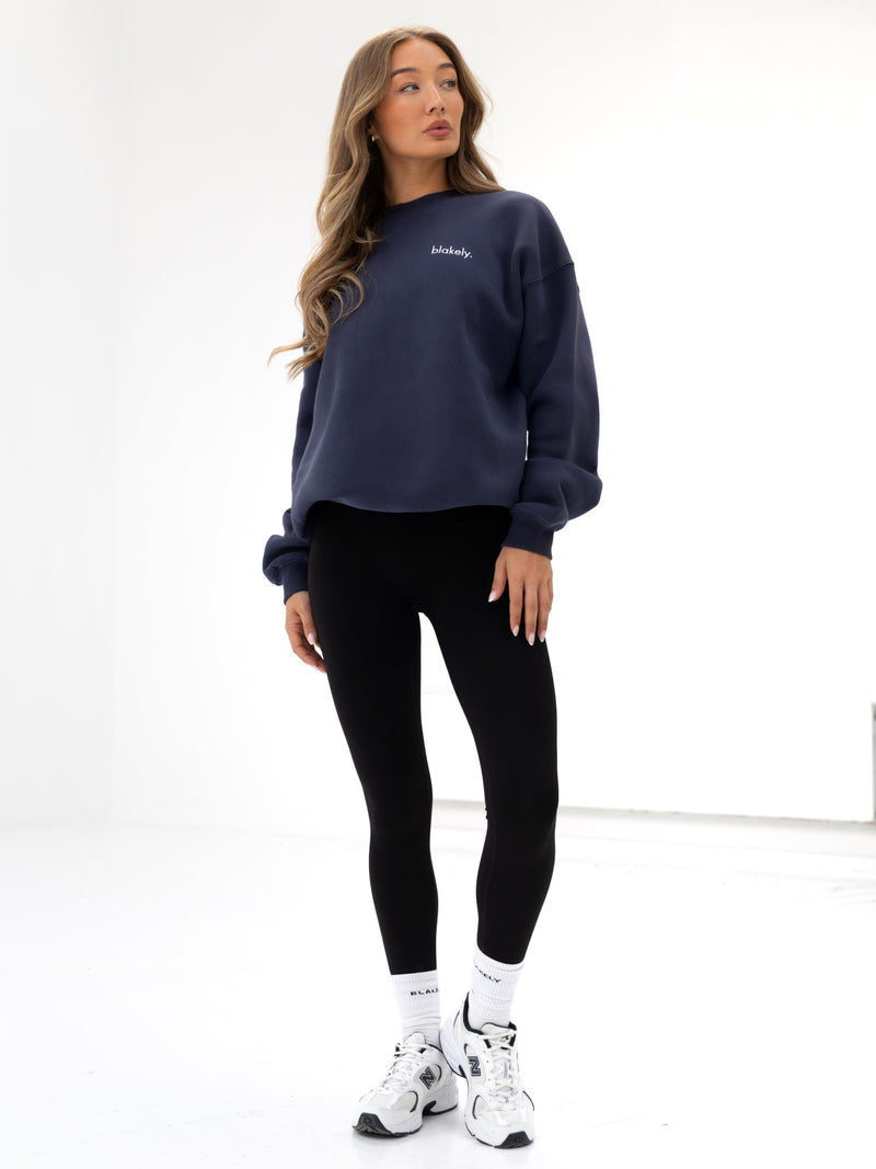 Sami Oversized Jumper - True Navy