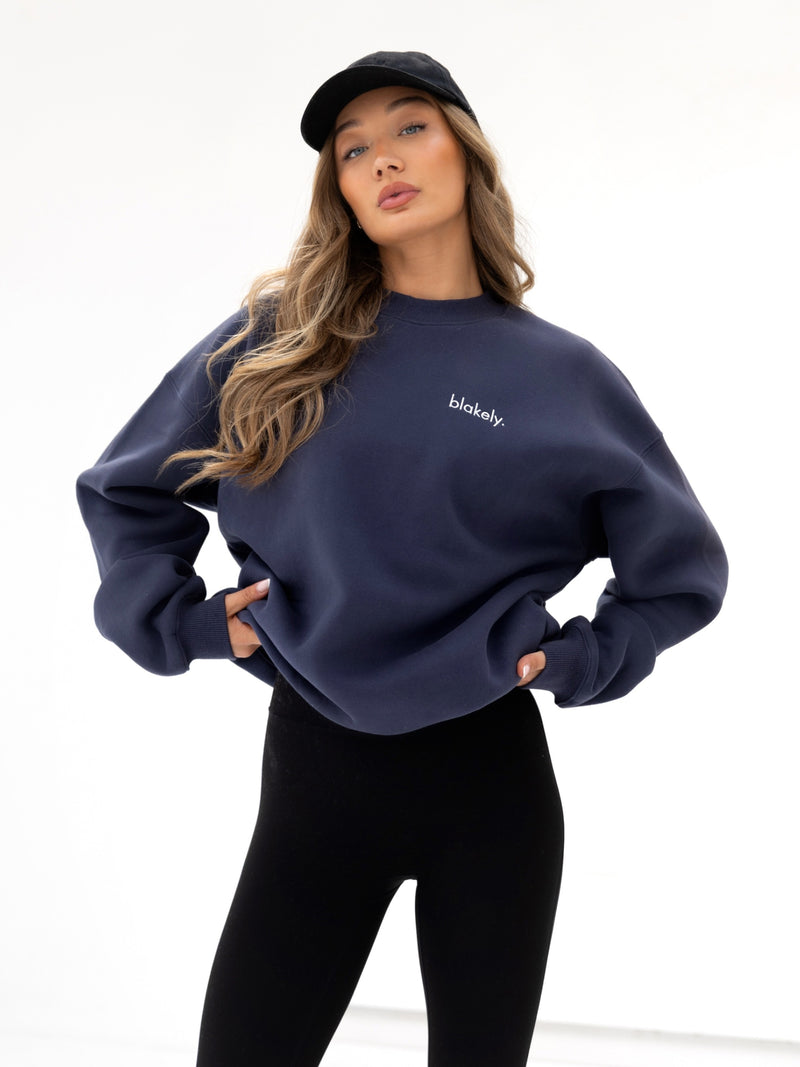 Sami Oversized Jumper - True Navy