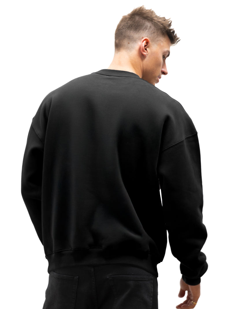 Otis Relaxed Jumper - Black