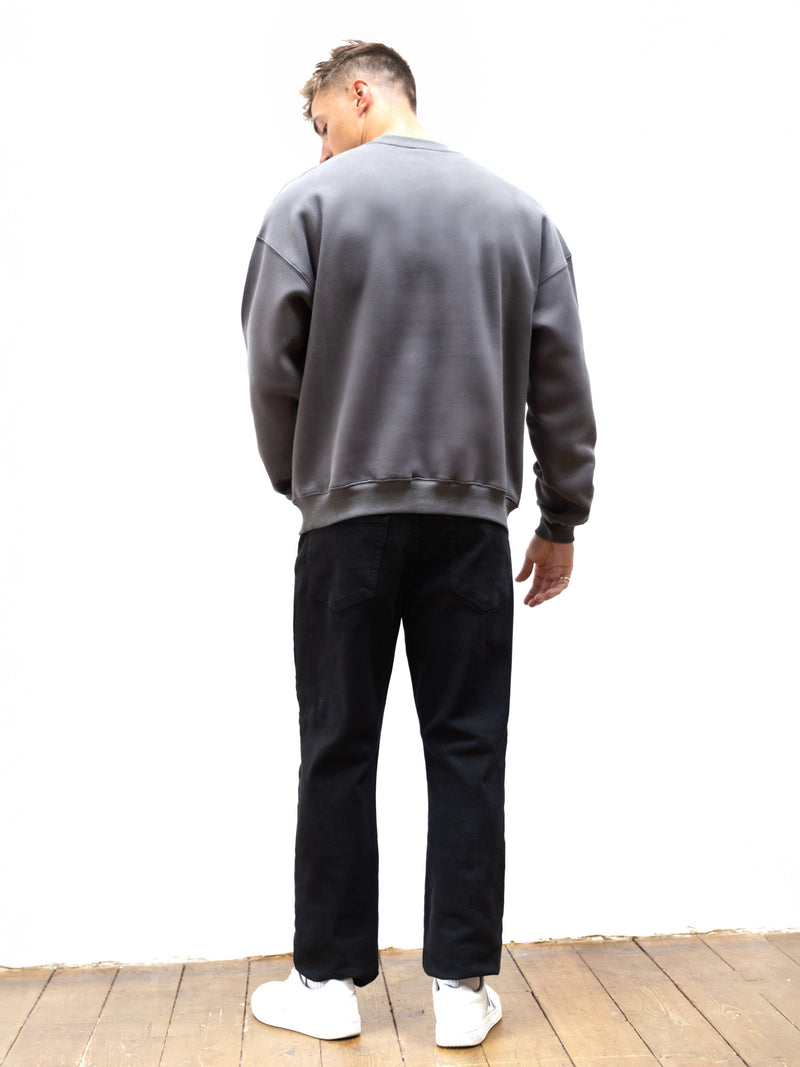 Otis Relaxed Jumper - Charcoal