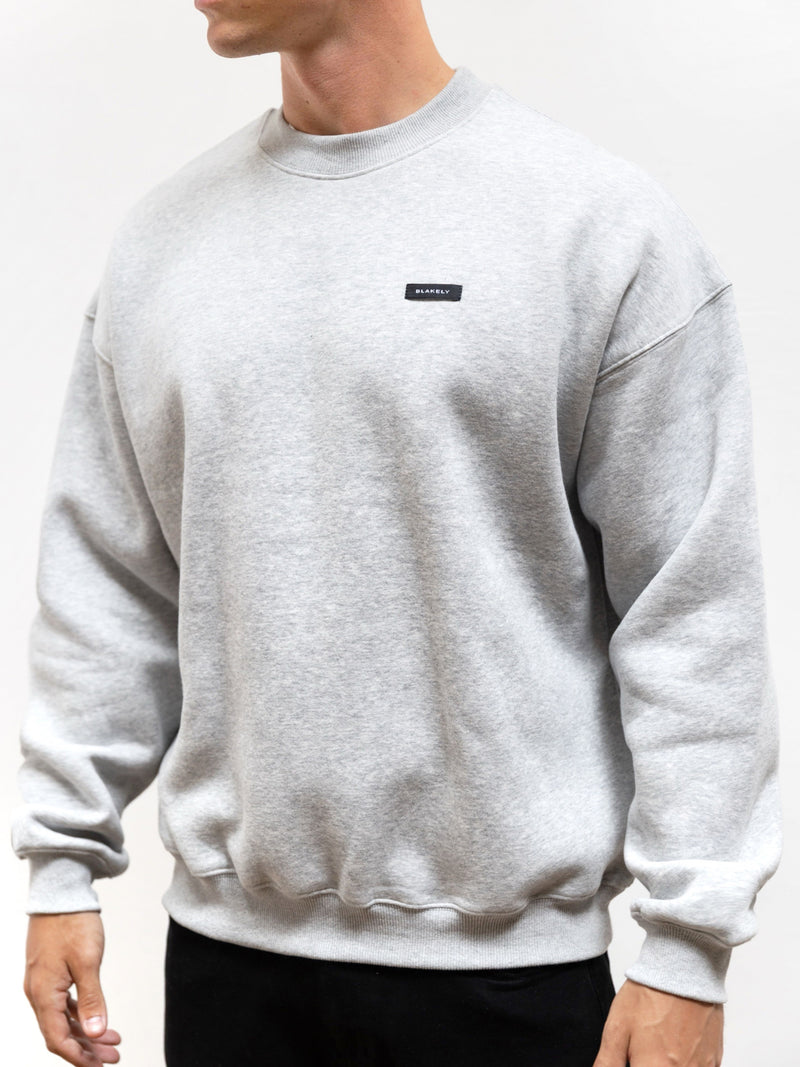 Otis Relaxed Jumper - Marl Grey