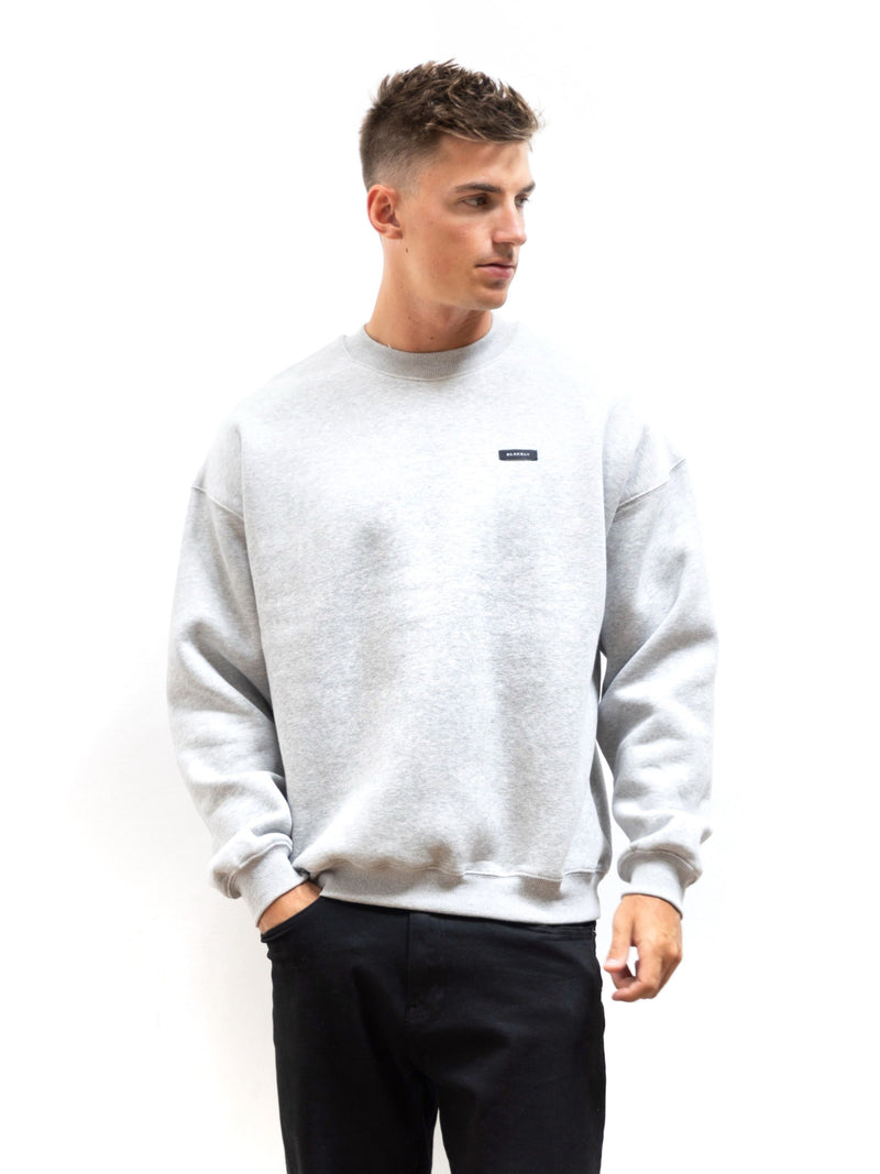 Otis Relaxed Jumper - Marl Grey