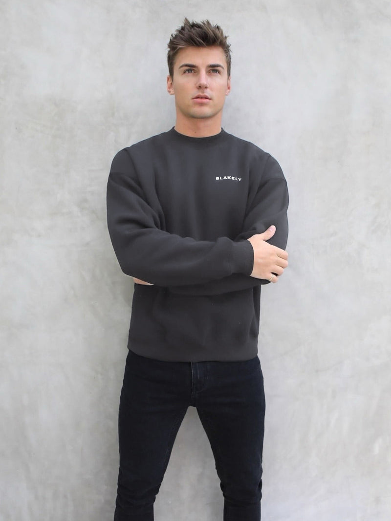 Series Relaxed Jumper - Charcoal