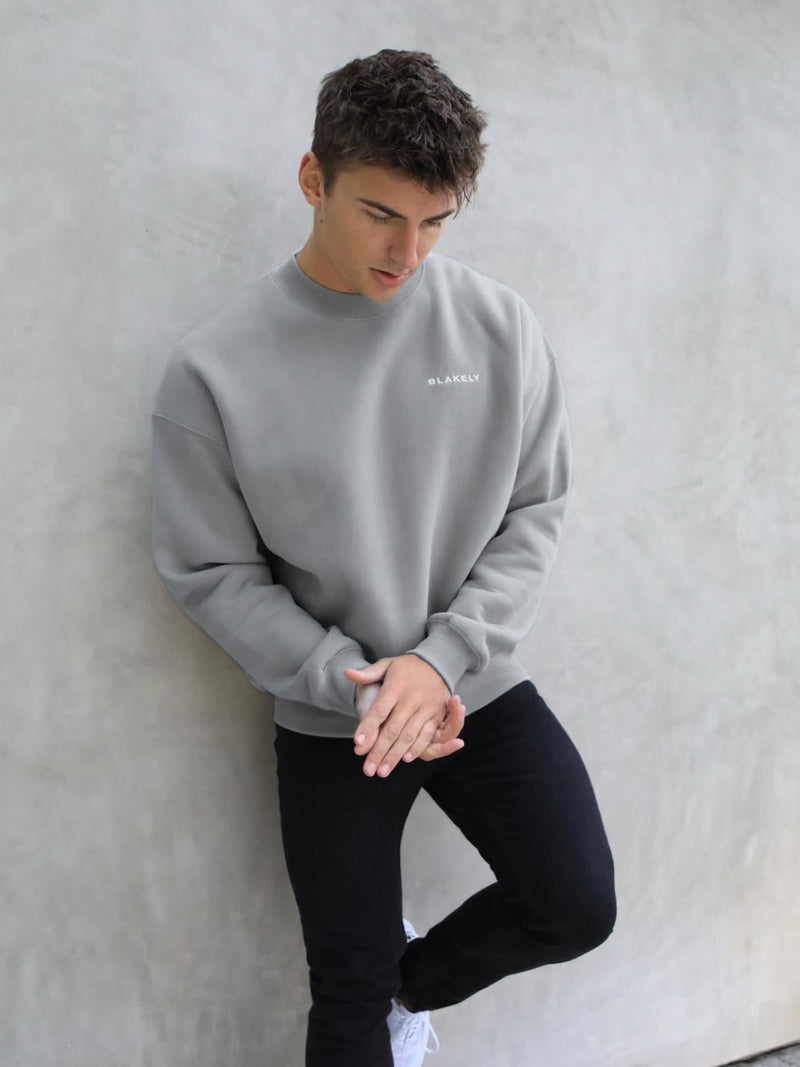 Series Relaxed Jumper - Stone Grey