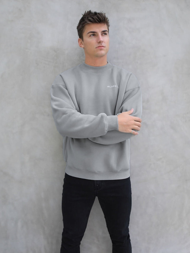 Series Relaxed Jumper - Stone Grey