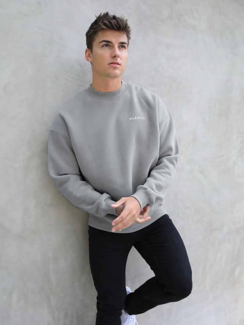 Series Relaxed Jumper - Stone Grey