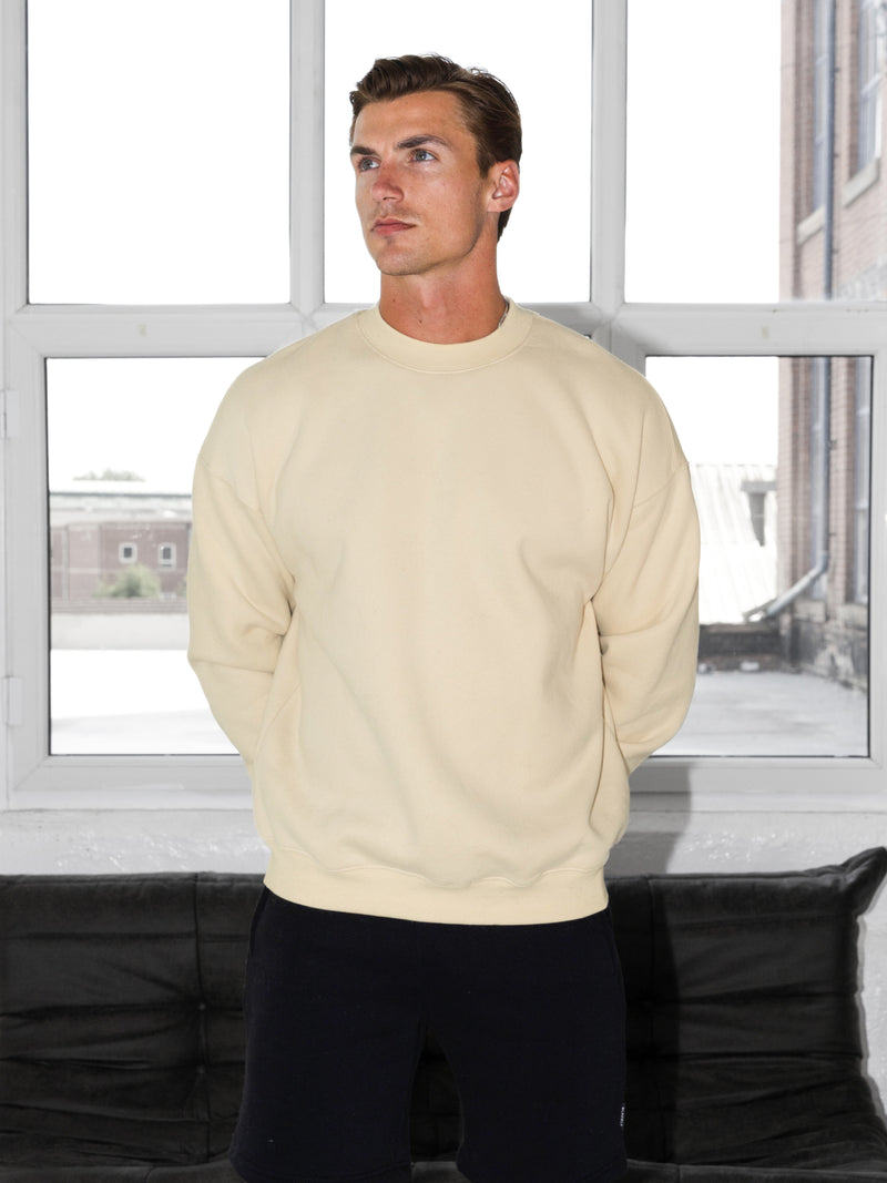Blakely Basic Relaxed Jumper - Bone