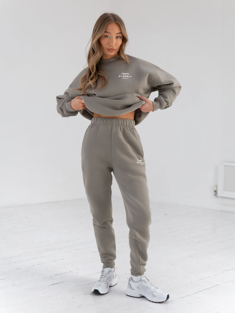 Italia Oversized Jumper - Stone Grey