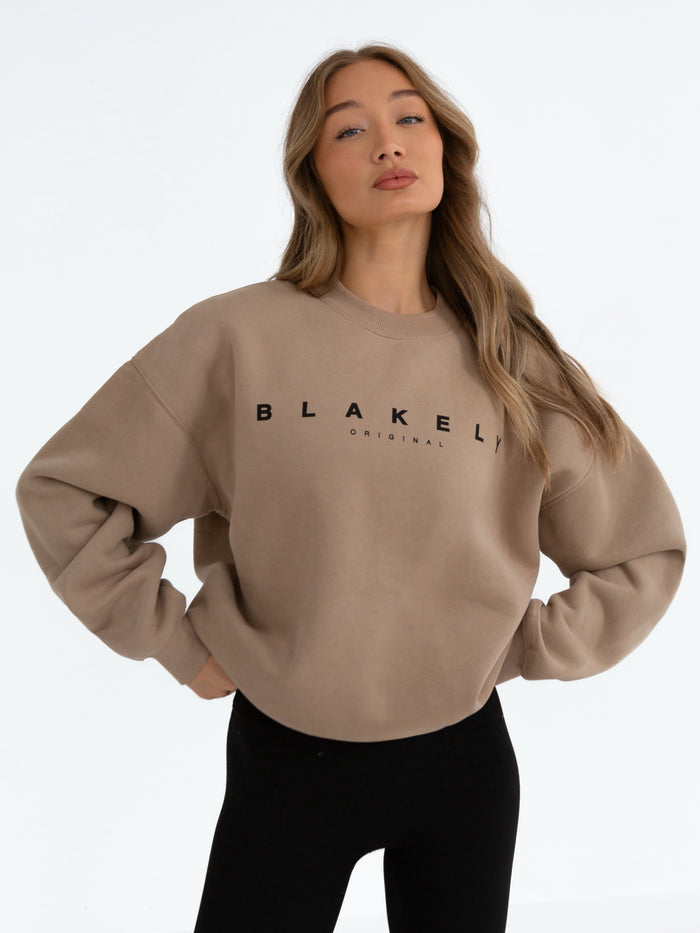 Composure Oversized Jumper - Tan