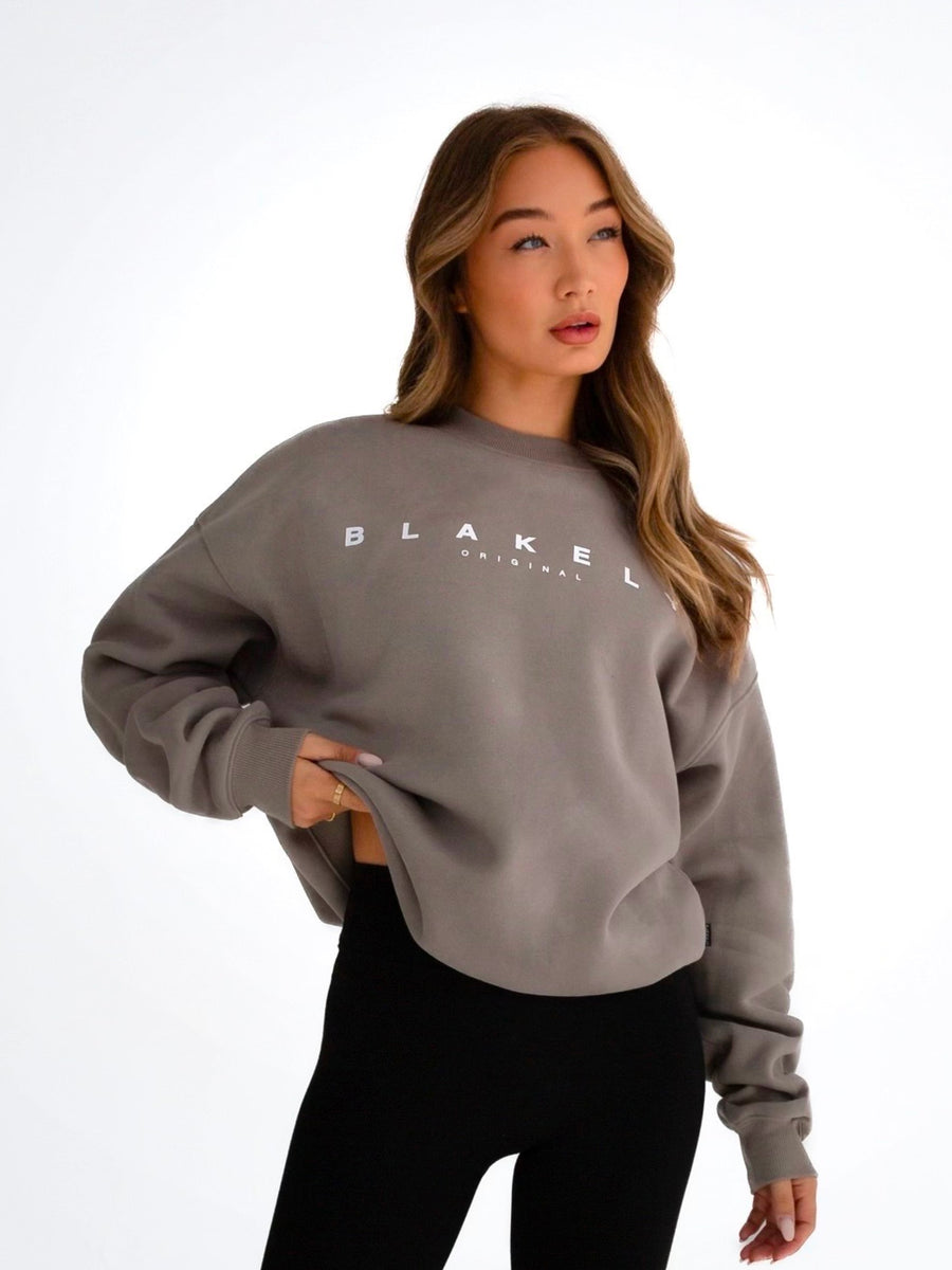 Composure Oversized Jumper - Neutral Grey