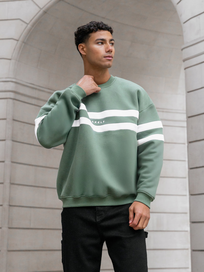 Noah Relaxed Jumper - Green