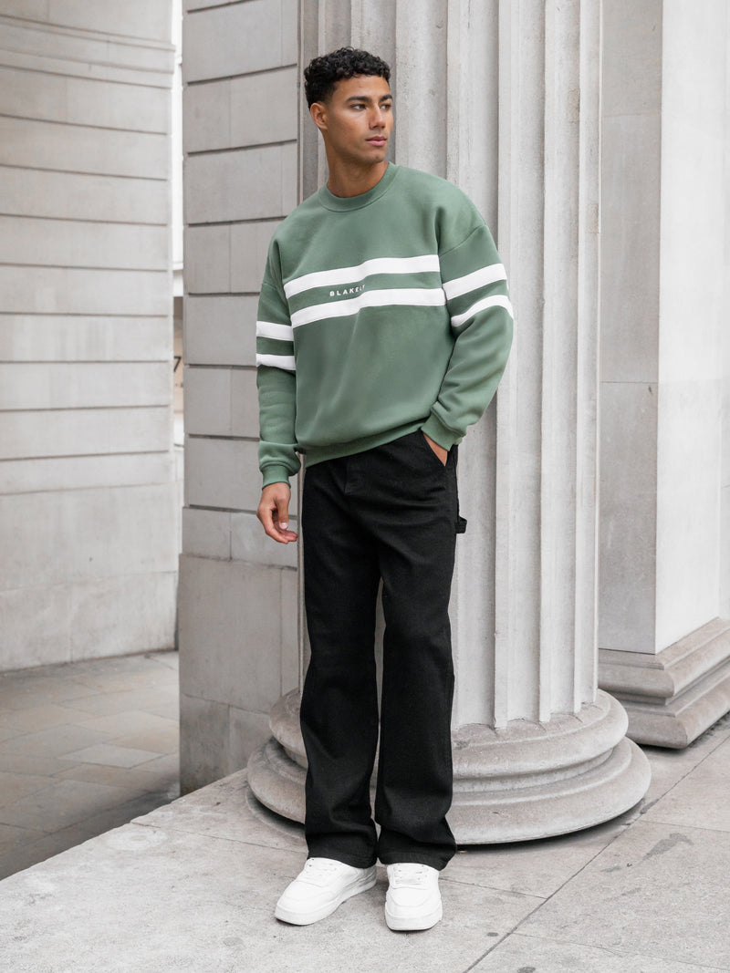 Noah Relaxed Jumper - Green