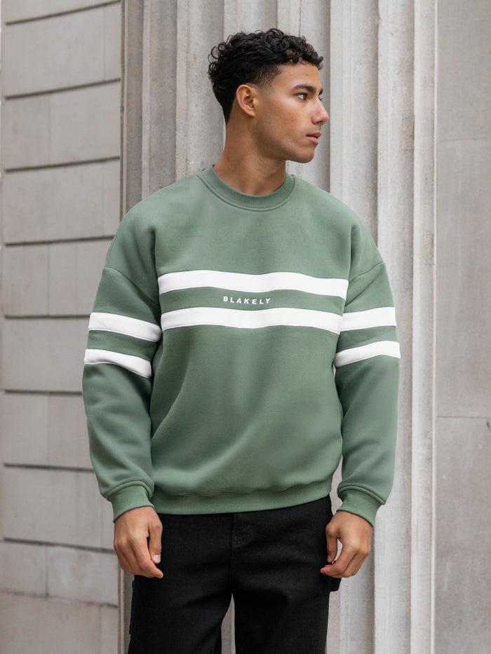 Noah Relaxed Jumper - Green