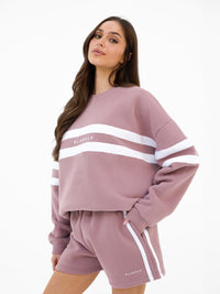 Amber Oversized Jumper - Stoffig roze