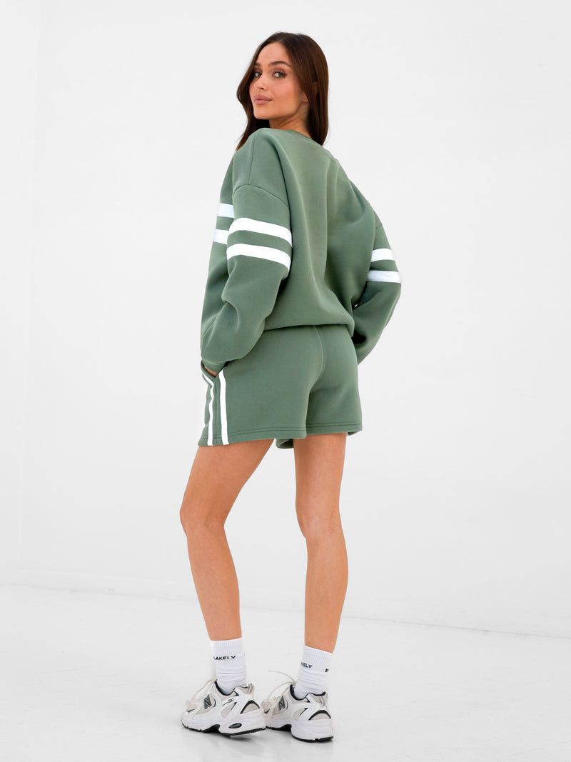 Amber Oversized Jumper - Green