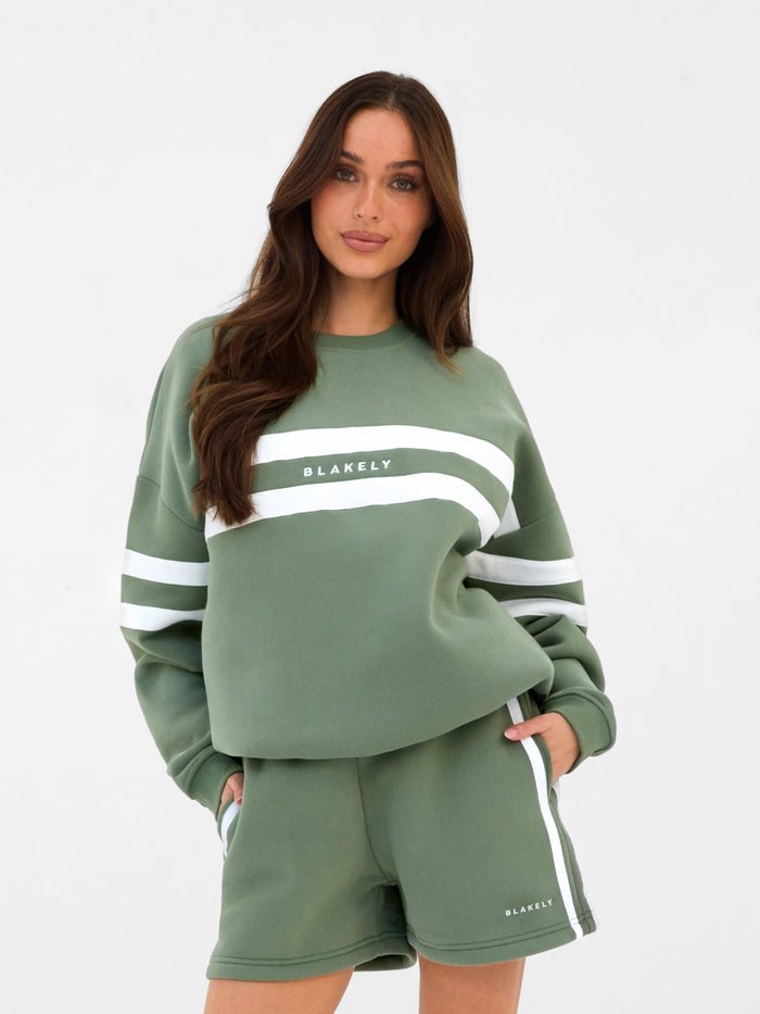 Amber Oversized Jumper - Grün