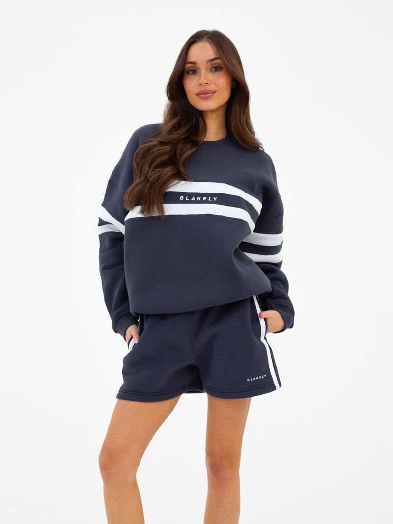 Amber Oversized Jumper - Echte Marine