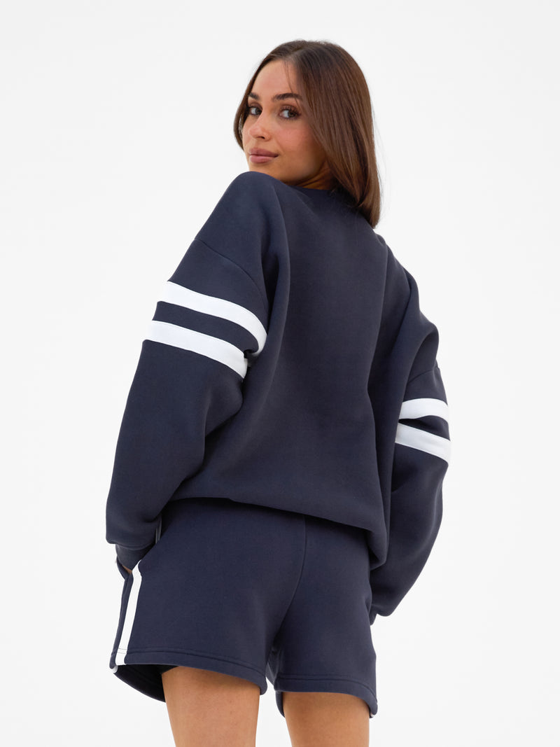 Amber Oversized Jumper - Echte Marine
