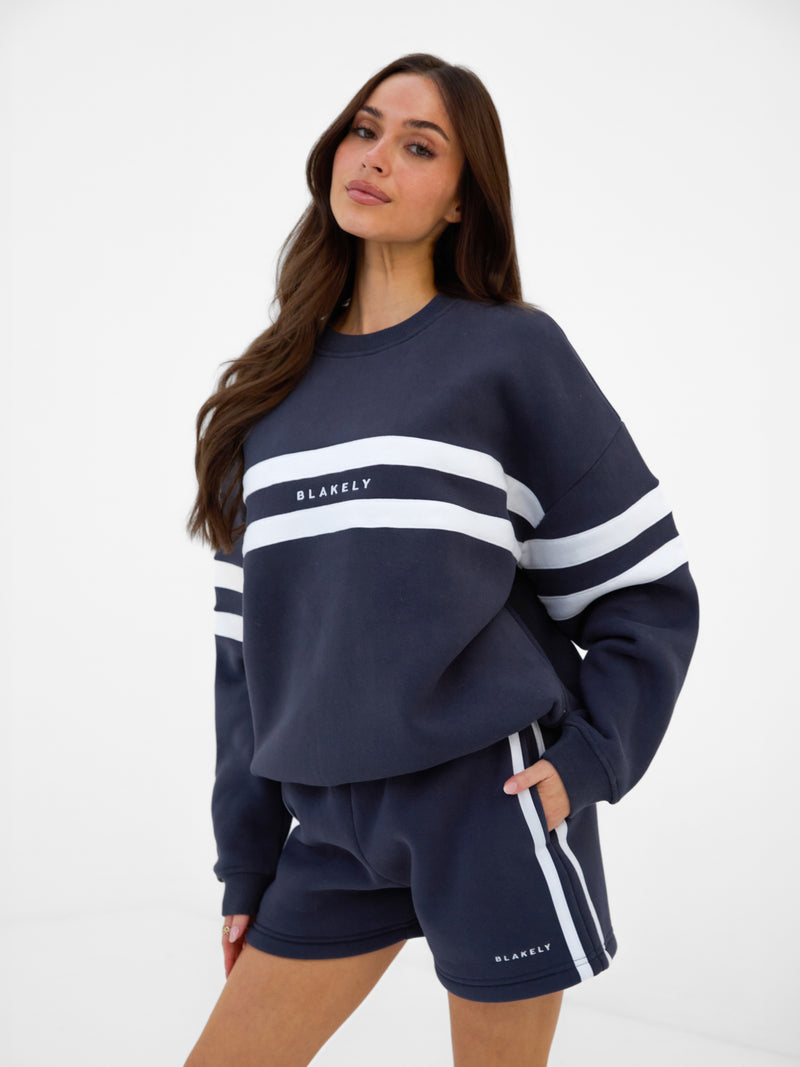 Amber Oversized Jumper - Echte Marine