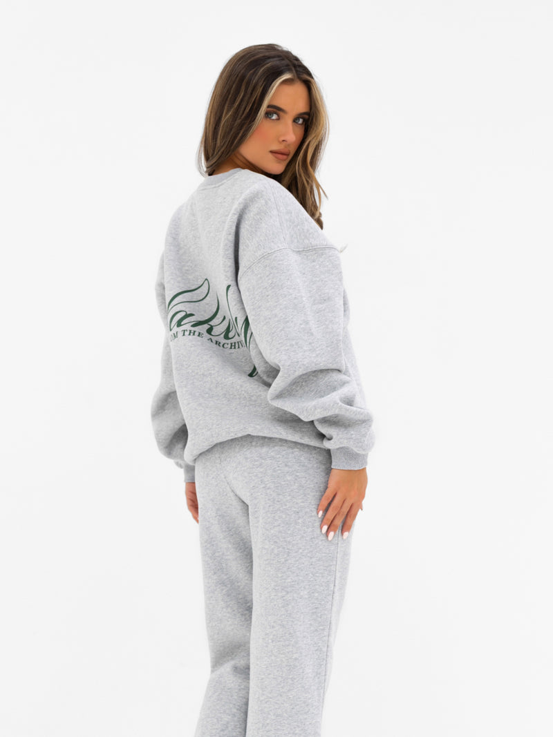 Georgia Oversized Jumper - Mergelgrau