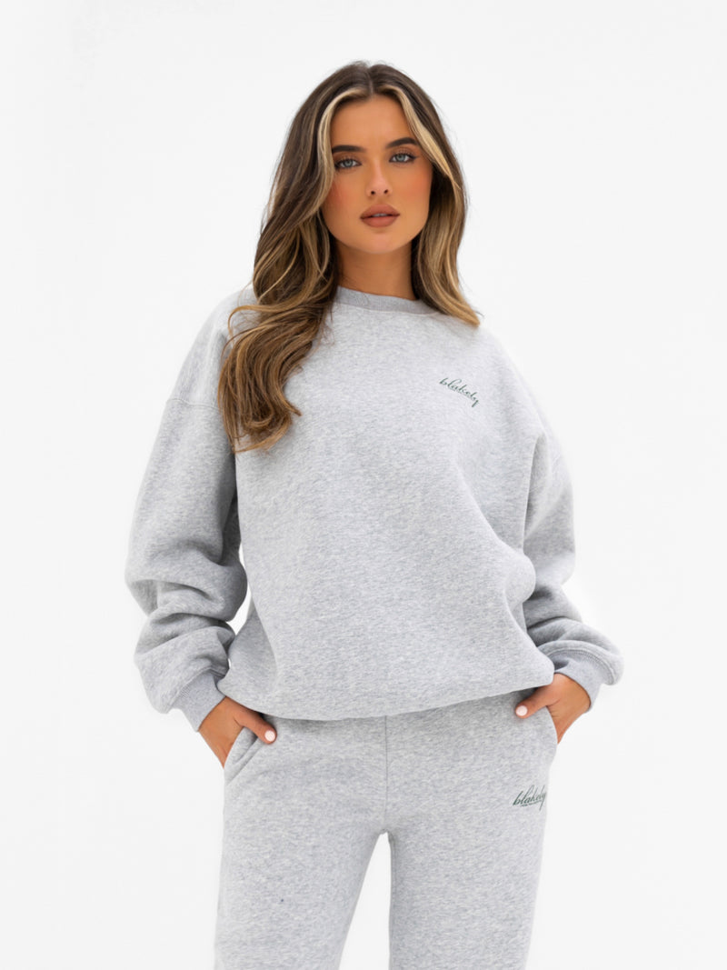 Georgia Oversized Jumper - Mergelgrau