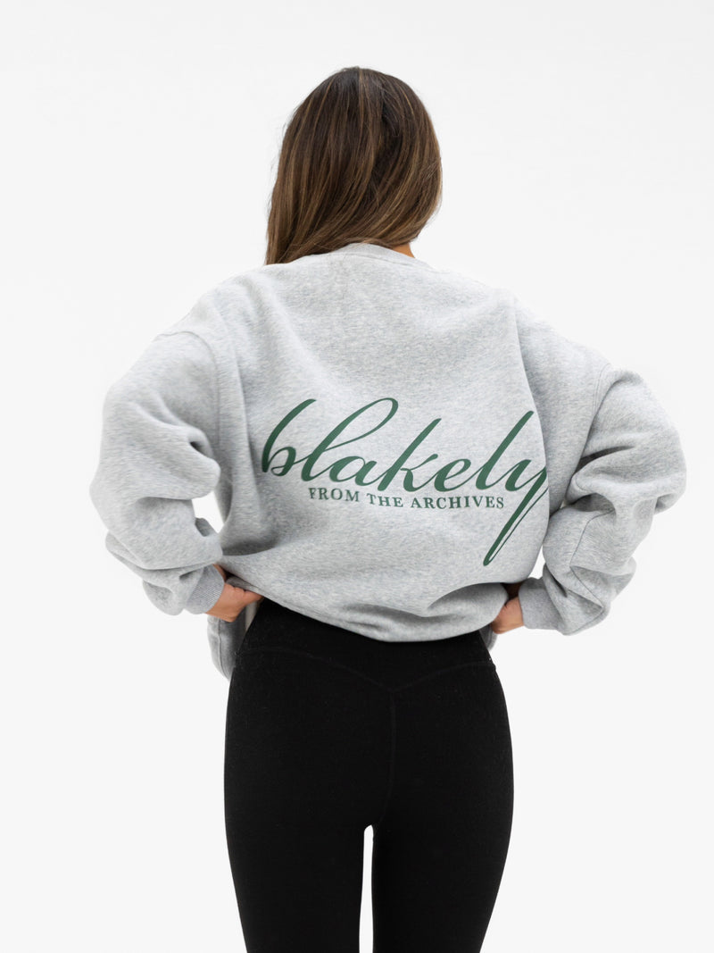 Georgia Oversized Jumper - Mergelgrau