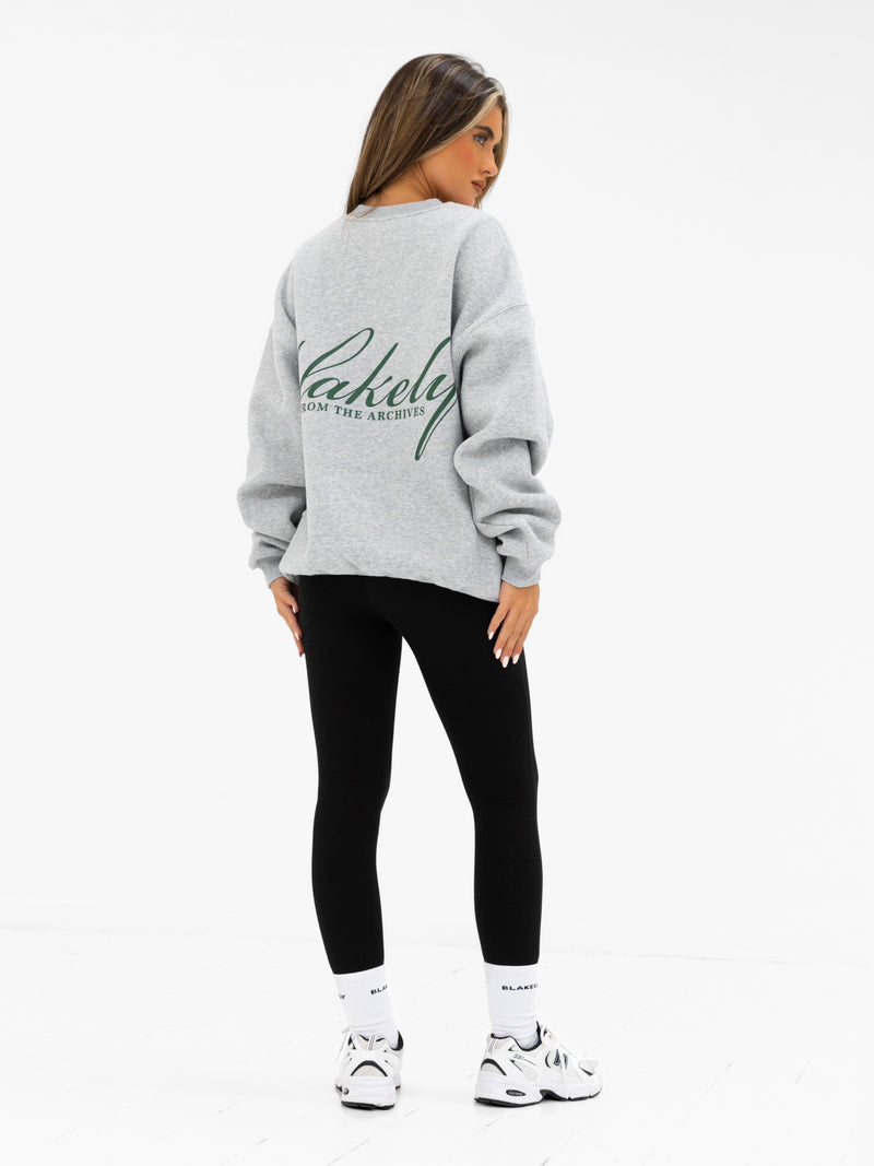Georgia Oversized Jumper - Mergelgrau