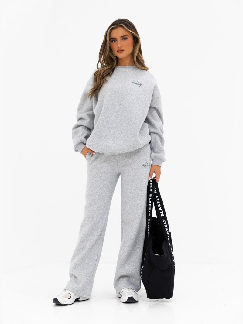 Georgia Oversized Jumper - Mergelgrau