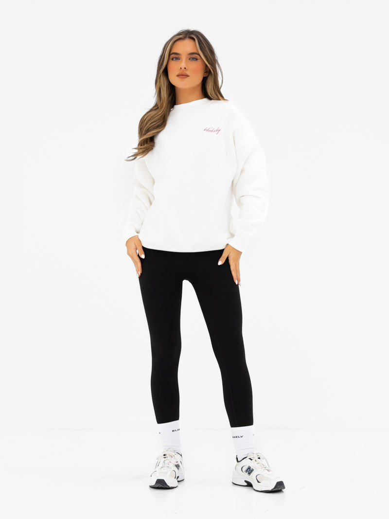 Georgia Oversized Jumper - Flat White