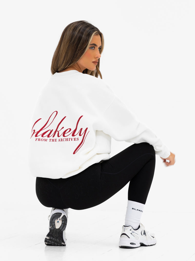 Georgia Oversized Jumper - Flat White