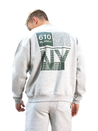 Tribeca 610 Relaxed Jumper - Mergelgrau