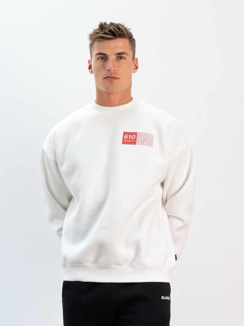 Tribeca 610 Relaxed Jumper - Flat White