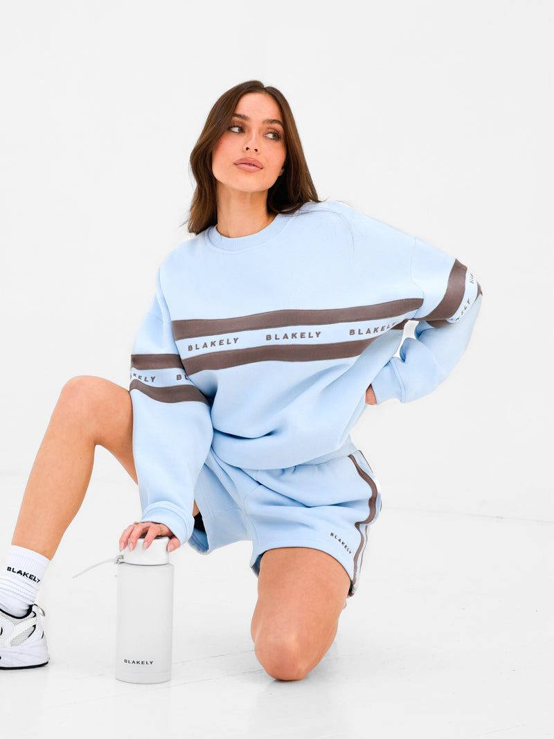 Lily Oversized Jumper - poeder Blauw