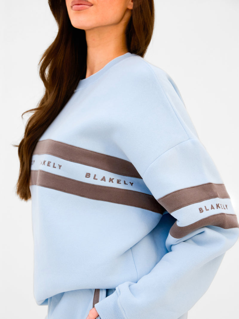 Lily Oversized Jumper - poeder Blauw