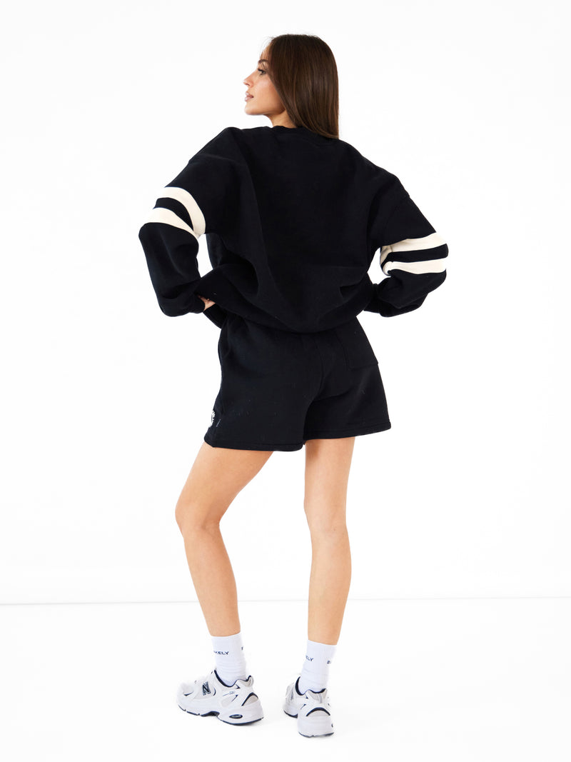 Briston Oversized Jumper - Zwart