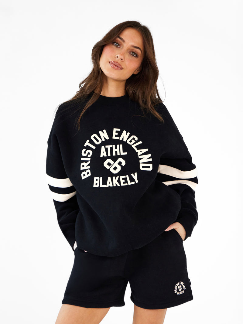 Briston Oversized Jumper - Zwart