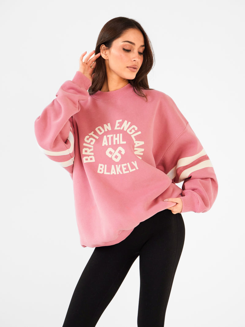 Briston Oversized Jumper - Warme roos