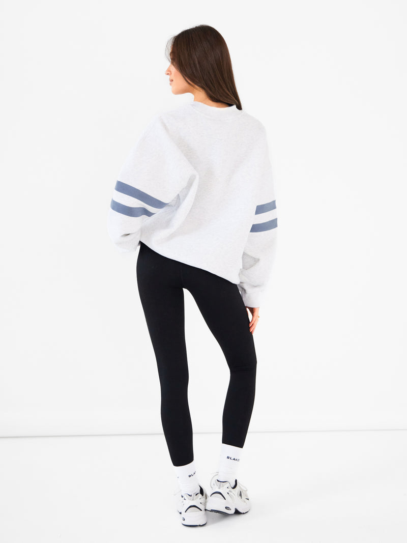 Briston Oversized Jumper - Marl Wit