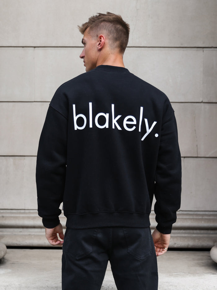 Enzo Relaxed Jumper - Black